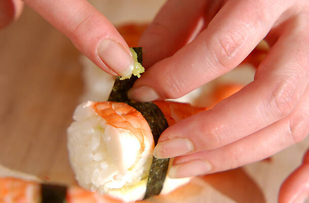 春の寿司天ぷらの作り方の手順4