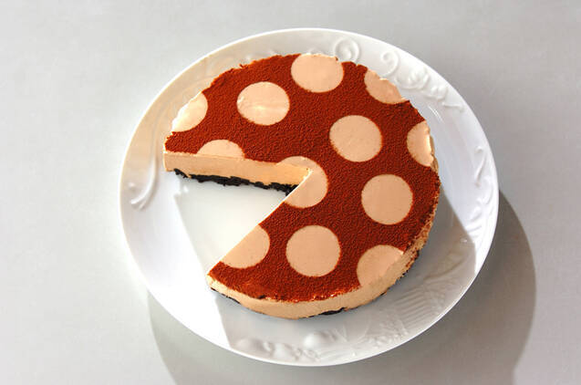 ココアとコーヒーのレアチーズケーキの作り方の手順8