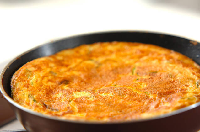 たくあん入り卵焼きの作り方の手順3