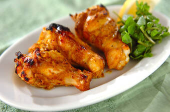 手羽元のカレーグリル