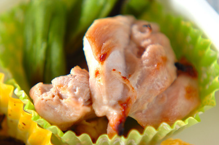 鶏肉の塩レモン焼き