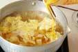 豆腐入りかきたま汁の作り方の手順5