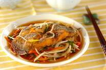 カレイのユズ風味南蛮漬け