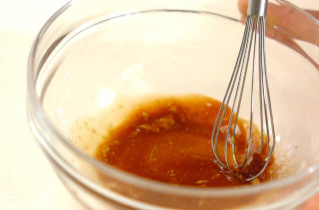 ブロッコリーのからししょうゆ和えの作り方の手順2