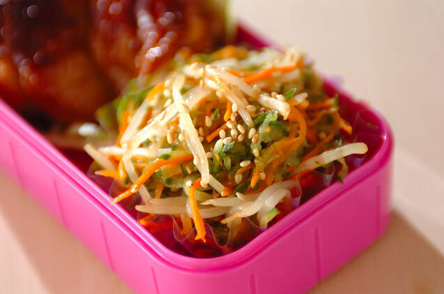 超簡単もやしのナムル 彩鮮やか 5分でできる 味付け黄金比