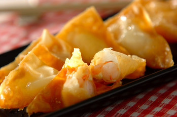 エビワンタン揚げ