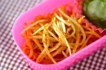 モヤシのカレー炒め