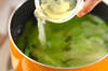 レタスと卵白のスープの作り方の手順4