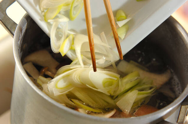 キノコのガーリックパスタの作り方の手順5