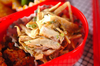 ゴボウのゴママヨ和え