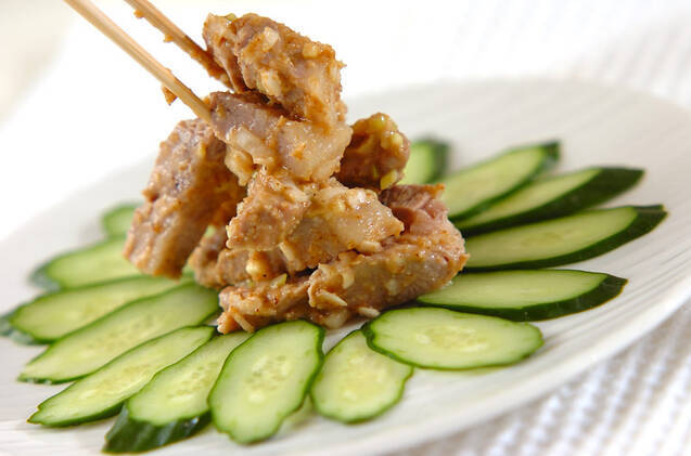 ゆで豚のゴマ酢和えの作り方の手順9