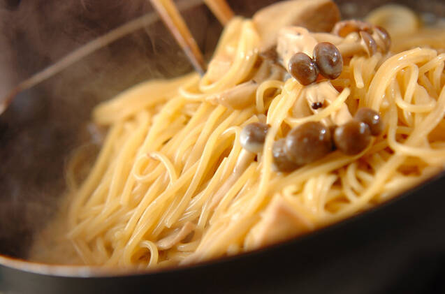 照り焼きクリームパスタの作り方の手順6