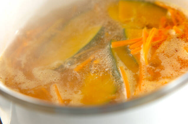 炒めニンジン汁の作り方の手順4