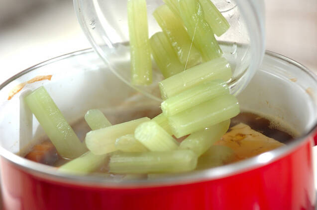 ホタテとフキの春の甘煮の作り方の手順7