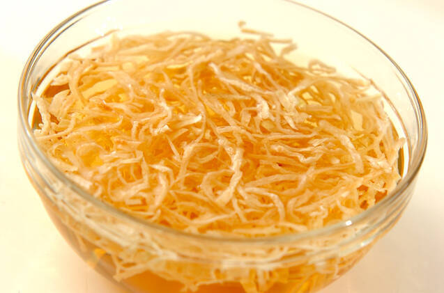 切干し大根の甘酢和えの作り方の手順1