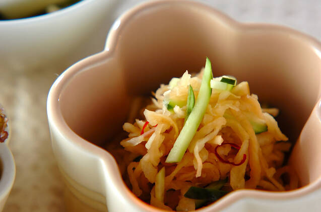 切干し大根の甘酢和え