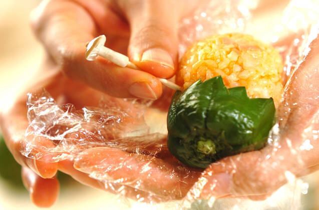 フランケンのオムレツオムライスの作り方の手順9