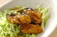 カキのバター炒め