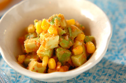 アボカドの明太和え