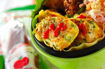 ツナとコーンのひとくちピカタ