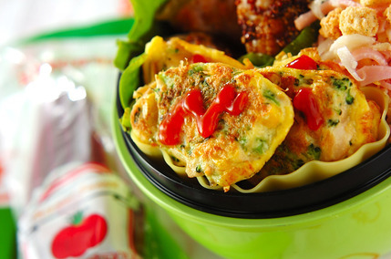 ツナとコーンのひとくちピカタ