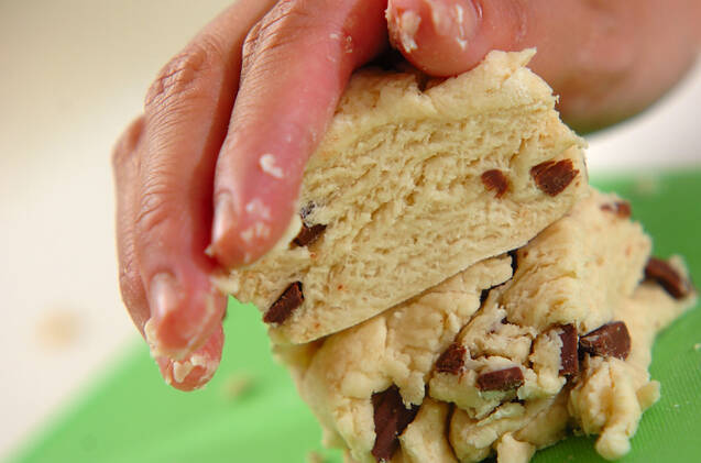 ココナッツオイルのチョコスコーンの作り方の手順2