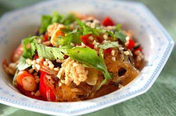 エビと春雨の炒め煮
