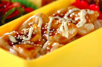 ささ身の照り焼き丼