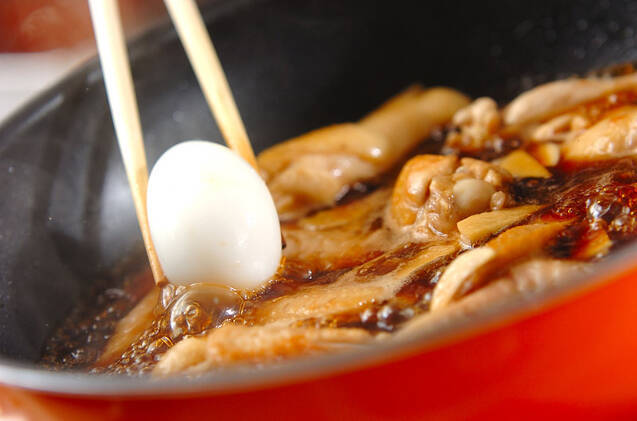 安くておいしい！手羽元と卵の黒酢煮 お酢で疲労回復にもの作り方の手順7