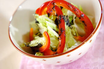 白菜のゴマダレサラダ