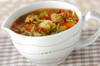 野菜とアサリのスープの作り方の手順