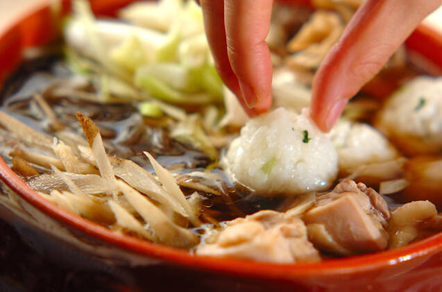 もちもち団子鍋の作り方の手順12