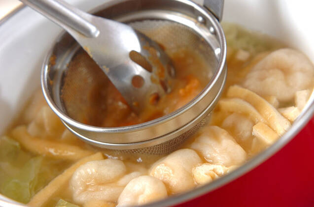 キャベツのみそ汁の作り方の手順5