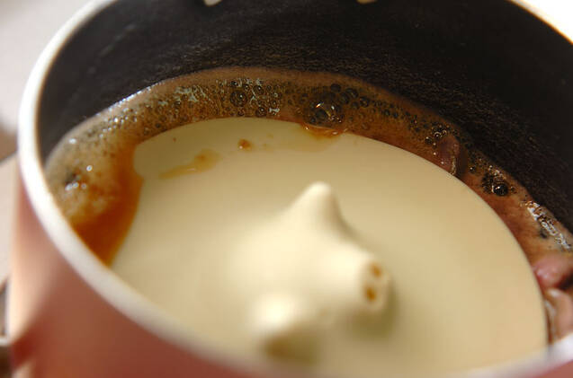 鶏もつの甘辛煮の作り方の手順6