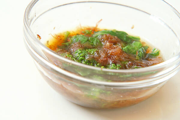 菜の花のお浸しの作り方の手順2