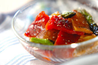 パプリカのバルサミコ和え