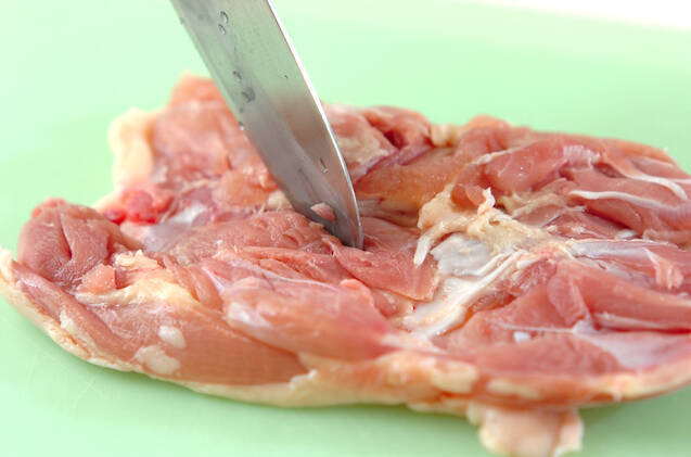 ぺったんこ焼き鶏の作り方の手順1