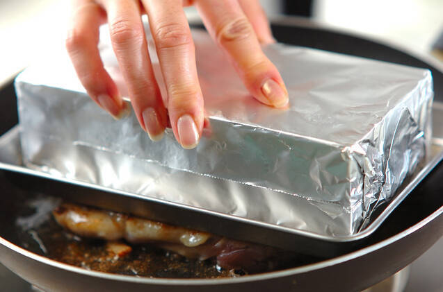 ぺったんこ焼き鶏の作り方の手順2