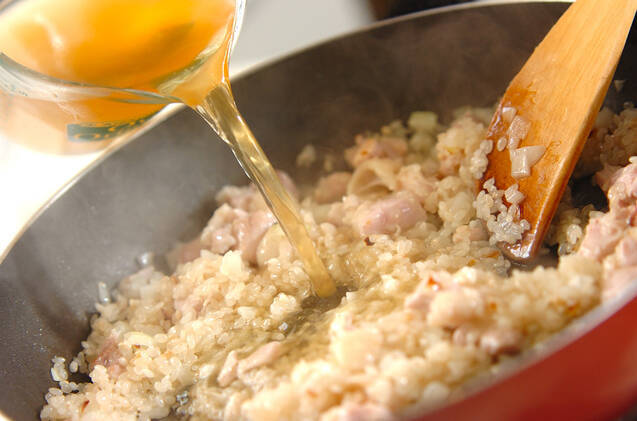 トマトの焼きリゾットの作り方の手順9