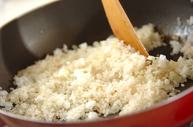 トマトの焼きリゾットの作り方の手順7