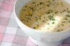 豆乳のコーンスープの作り方の手順