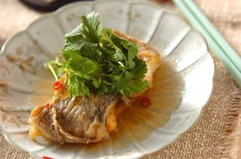 カレイのエスニック漬け