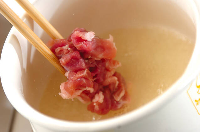 豆腐の豚肉あんかけの作り方の手順2