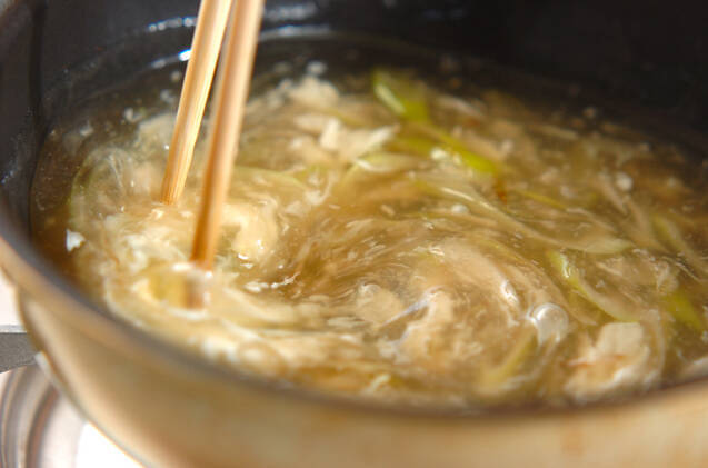 ふんわり卵白のトロトロあんかけチャーハンの作り方の手順8