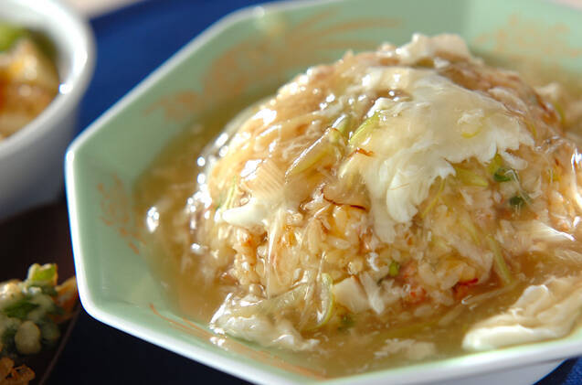 卵白のあんかけチャーハン