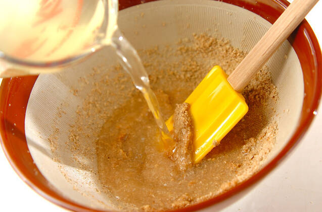 鮭とキュウリの冷や汁素麺の作り方の手順2