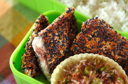 アジのゴマ焼き