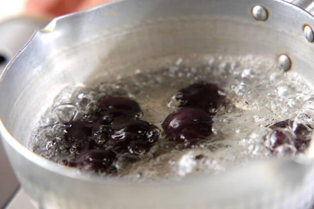 ブドウ大福の作り方の手順1