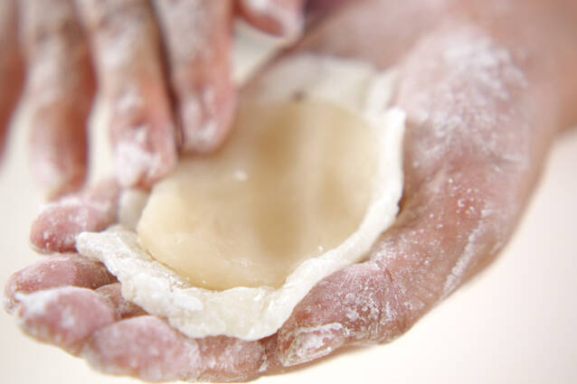 ブドウ大福の作り方の手順6