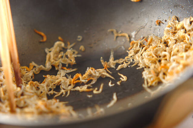 梅ジャコご飯の作り方の手順2